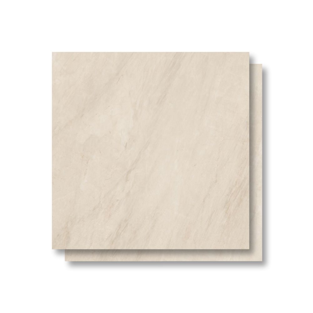 Porcelanato Acetinado 61x61cm Caixa 1,86m² Gaudi Bali Nude Retificado - 83891