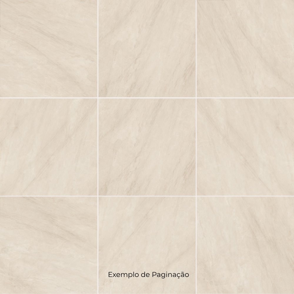 Porcelanato Acetinado 61x61cm Caixa 1,86m² Gaudi Bali Nude Retificado - 83891