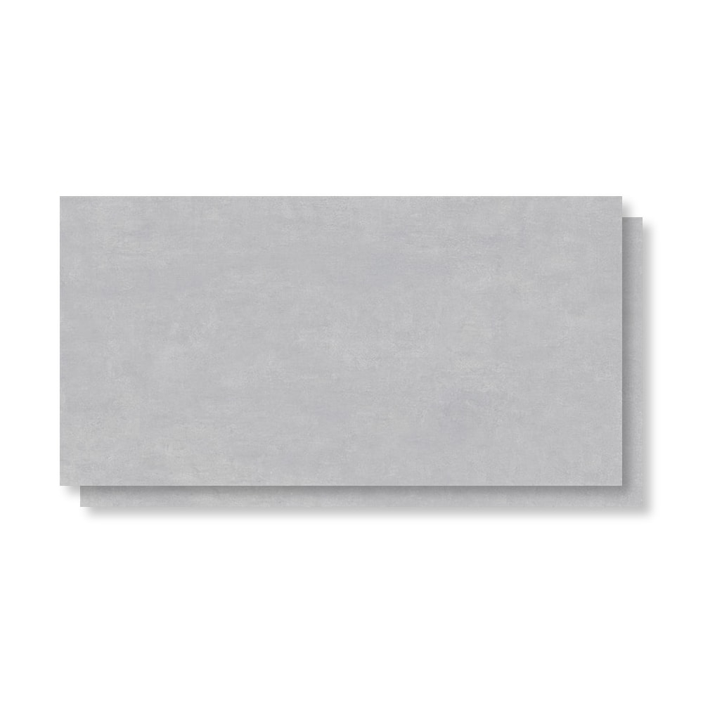 Porcelanato Acetinado 62X121cm Caixa 2,25m² Damme Cimento Gris - AR12097