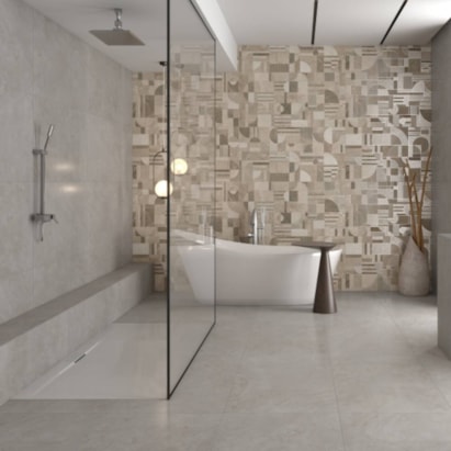 Porcelanato Acetinado 62x121cm Caixa 2,25m² Damme Gales Retificado - AR12236