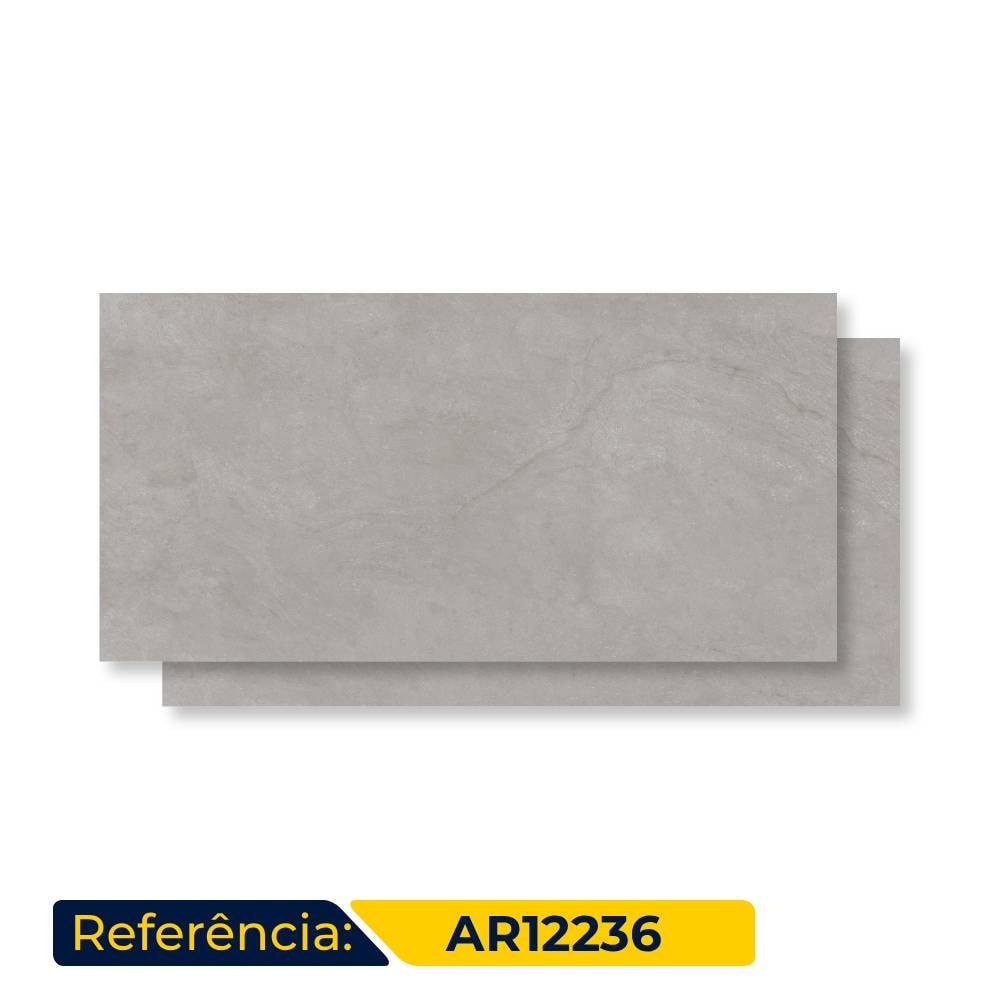 Porcelanato Acetinado 62x121cm Caixa 2,25m² Damme Gales Retificado - AR12236