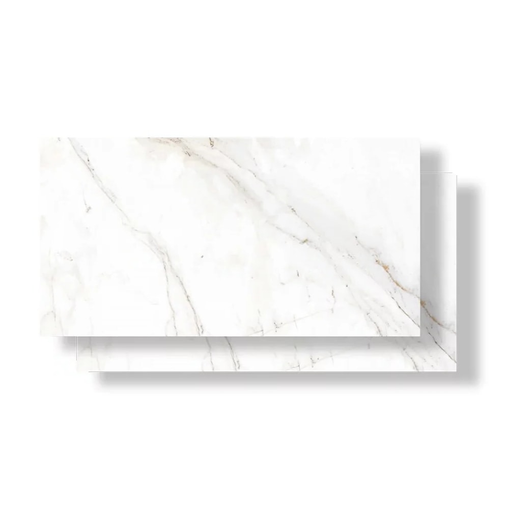 Porcelanato Acetinado 62x122cm Caixa 2,28m² Castelli Gran Castel Tasso Retificado - 0070624