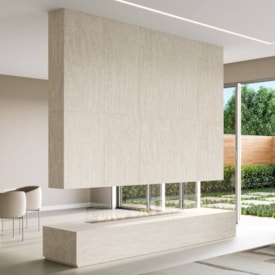 Porcelanato Acetinado 62x122cm Caixa 2,28m² Embramaco Gran Travertino Luxor Retificado - 60604