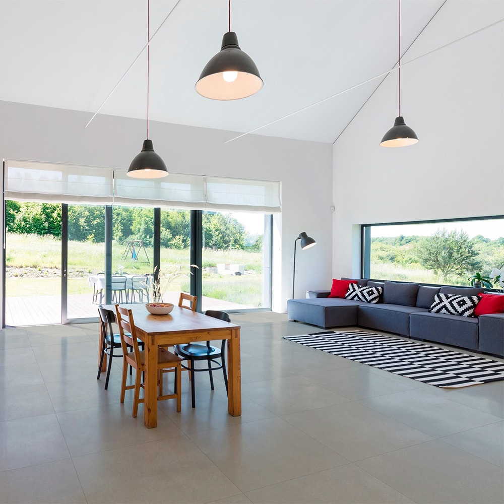 Porcelanato Acetinado 70x70cm Caixa 2,44m² Dallas Gray Retificado - 2558