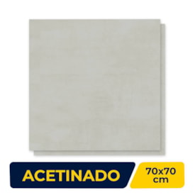 Porcelanato Acetinado 70x70cm Caixa 2,44m² Delta Almond Retificado  - 2556-A