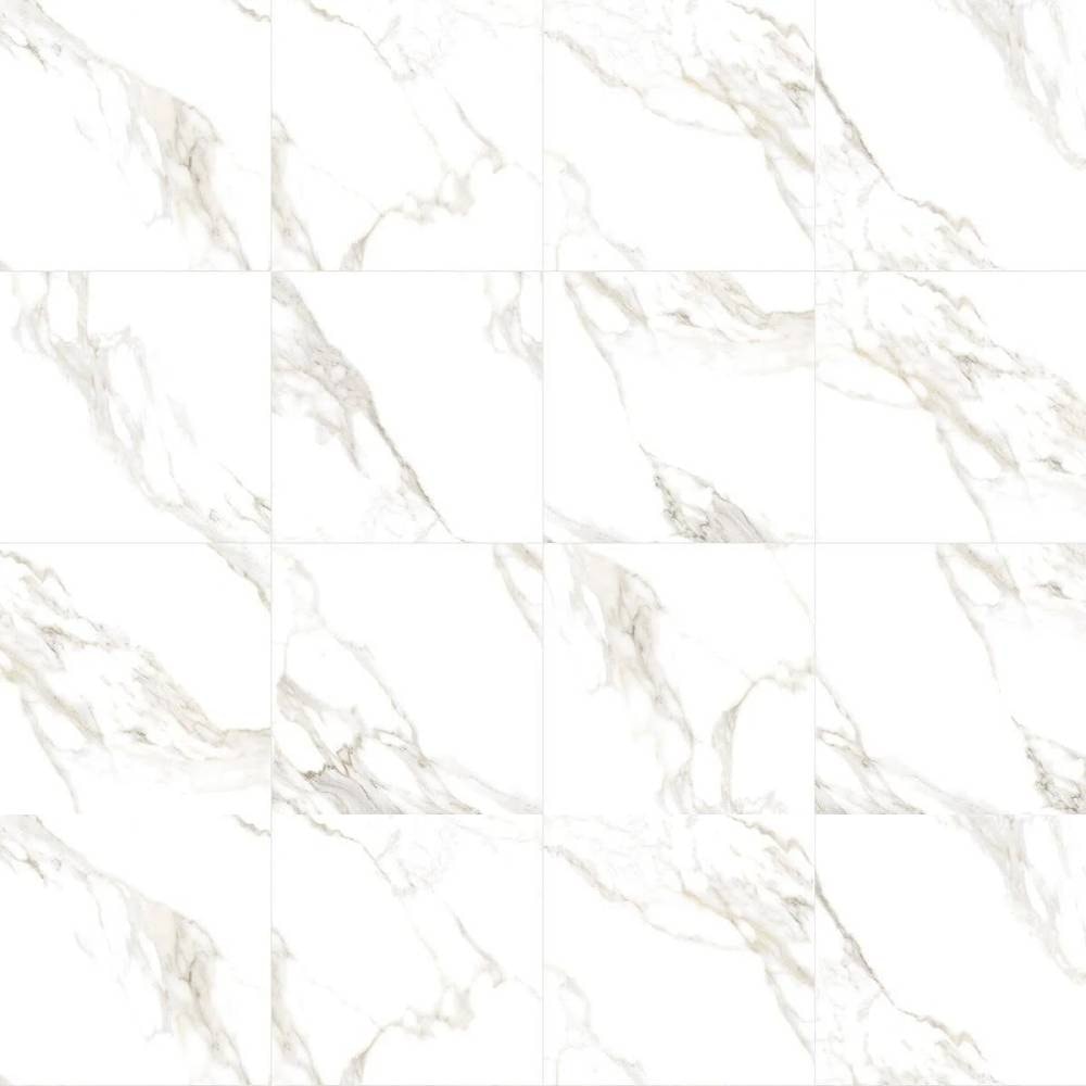 Porcelanato Acetinado 70x70cm Caixa 2,44m² Delta Marmo Douro Retificado - 2361