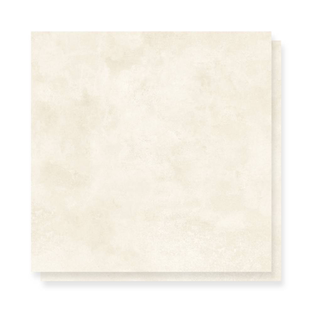 Porcelanato Acetinado 72x72cm Caixa 2,59m² Savane Urban Branco Retificado