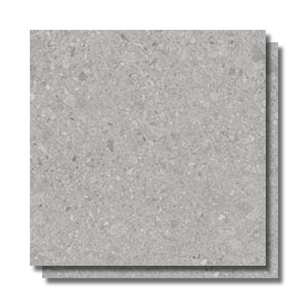 Porcelanato Acetinado 72x72cm Caixa 2,59m² Terrazzine Grigio Retificado