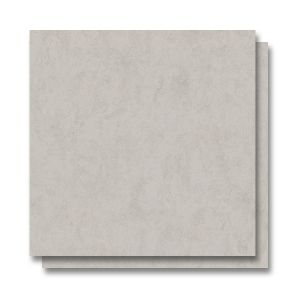 Porcelanato Acetinado 72x72cm Caixa 2,59m² ViaRosa Cimento Natural Retificado - AR72101