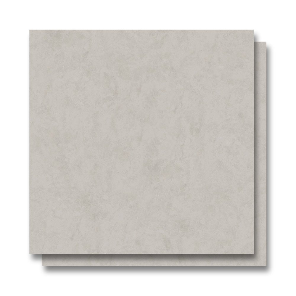 Porcelanato Acetinado 72x72cm Caixa 2,59m² ViaRosa Cimento Natural Retificado - AR72101