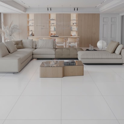 Porcelanato Acetinado 72x72cm Caixa 2,59m² ViaRosa Classic Gris Retificado - AR72089