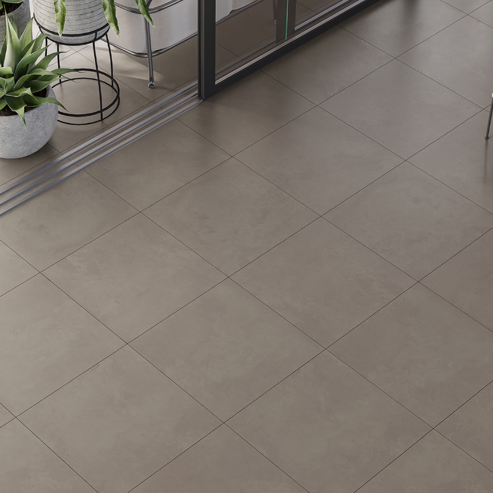 Porcelanato Acetinado 72x72cm Caixa 2,59m² ViaRosa Tokio Carbon Retificado - AR72126