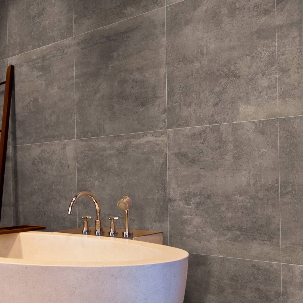 Porcelanato Acetinado 72x72cm Caixa 2,61m² Delta Chicago Retificado - 3100