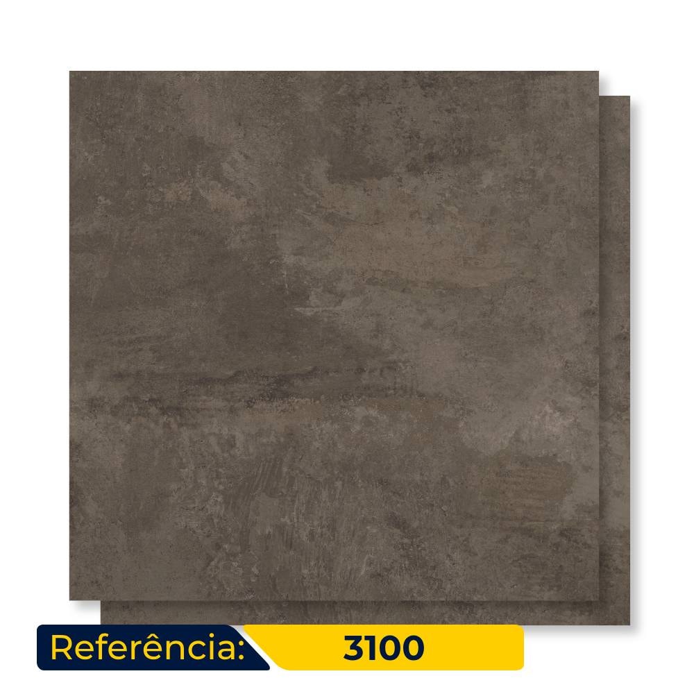 Porcelanato Acetinado 72x72cm Caixa 2,61m² Delta Chicago Retificado - 3100