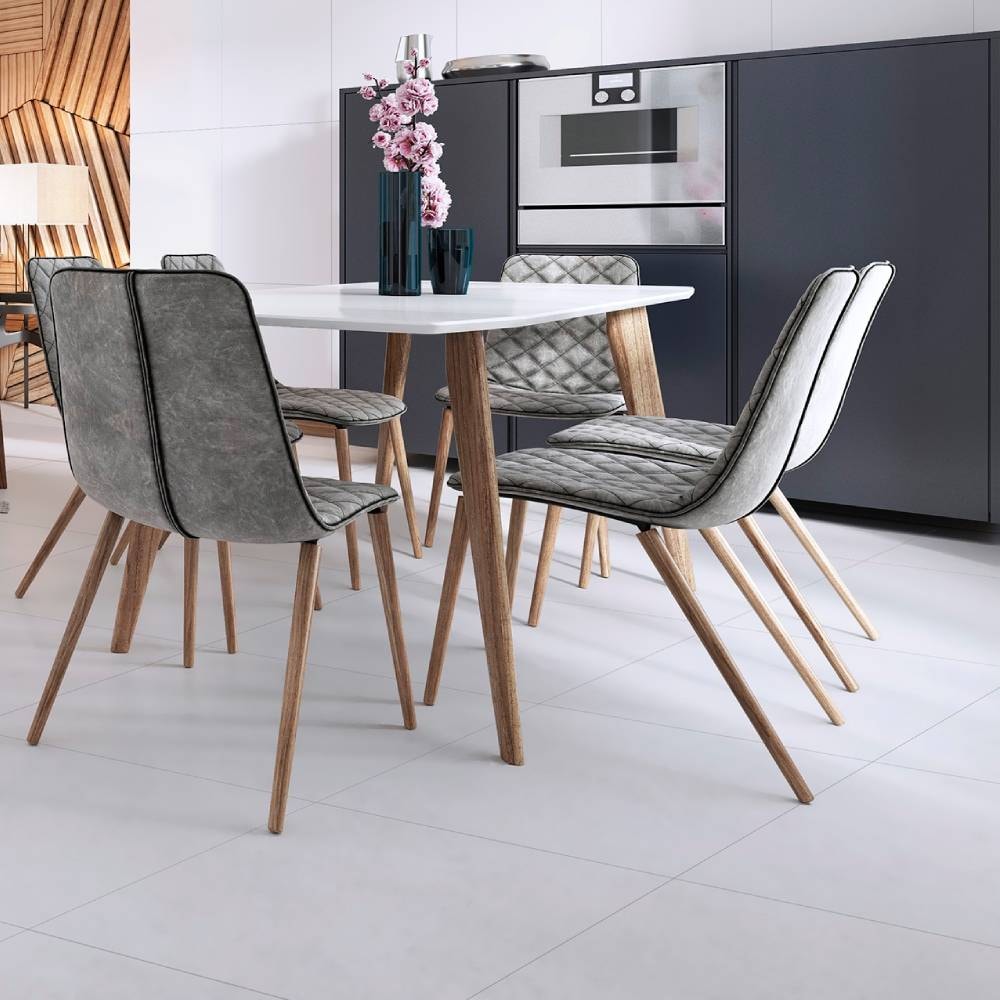 Porcelanato Acetinado 72x72cm Caixa 2,61m² Delta Cotton In Retificado - 3073