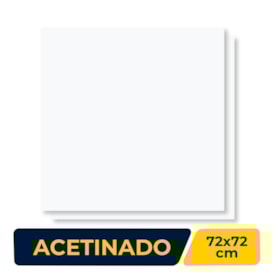 Porcelanato Acetinado 72x72cm Caixa 2,61m² Delta Cotton In Retificado - 3073