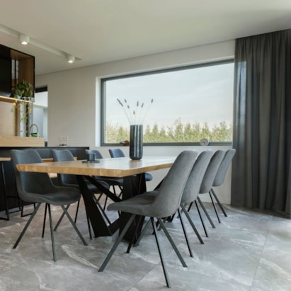 Porcelanato Acetinado 72x72cm Caixa 2,61m² Delta Fuji Grafite Retificado - 3042