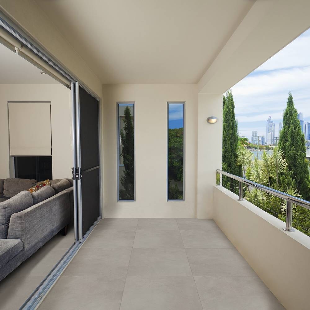 Porcelanato Acetinado 72x72cm Caixa 2,61m² Delta Madrid Bloc Retificado - 3055