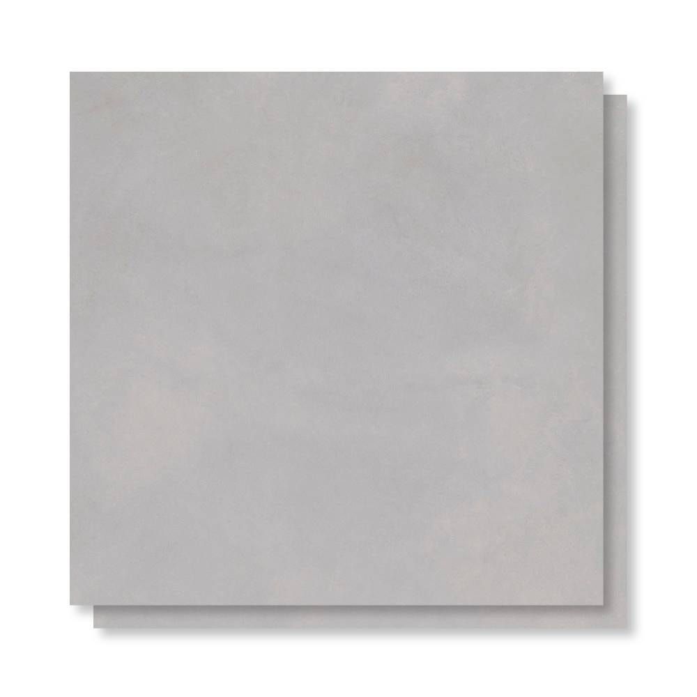 Porcelanato Acetinado 72x72cm Caixa 2,61m² Delta Madrid Plata In Retificado - 3056