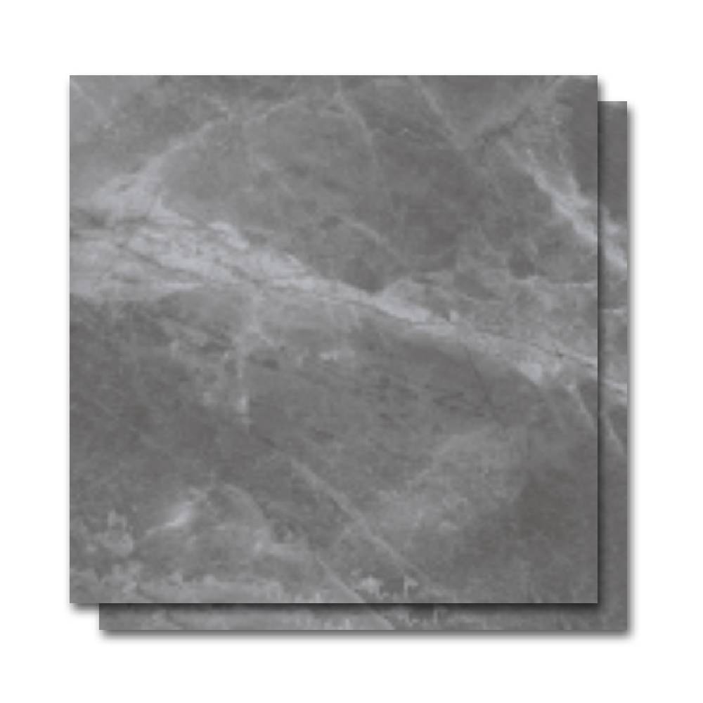 Porcelanato Acetinado 73X73cm Caixa 2,65m² Delta Fuji Grafite In Retificado - 2765