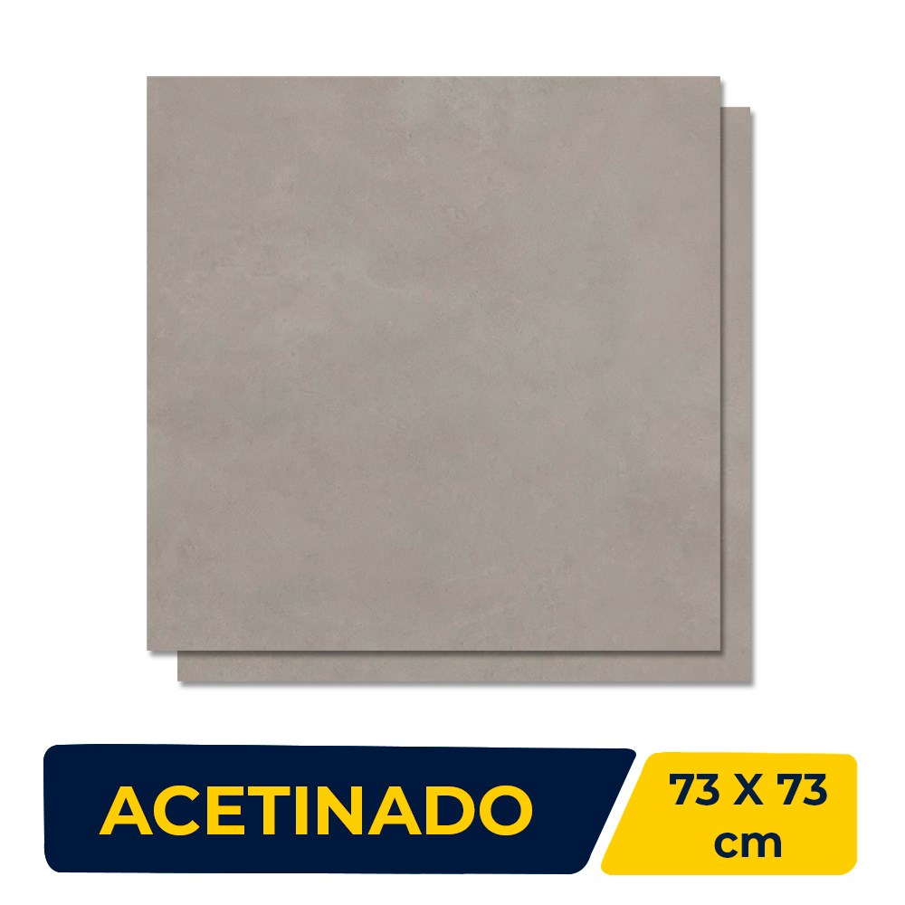 Porcelanato Acetinado 73x73cm Caixa 2,65m² Delta Madrid Bloc Retificado - 2272