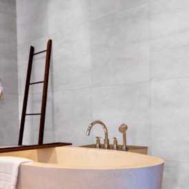 Porcelanato Acetinado 73x73cm Caixa 2,65m² Delta Madrid Plata Retificado - 2270