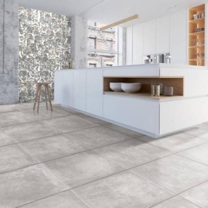 Porcelanato Acetinado 81x81cm Caixa 2,64m² Gaudi Cosmopolitan Grey AC Retificado - 84511