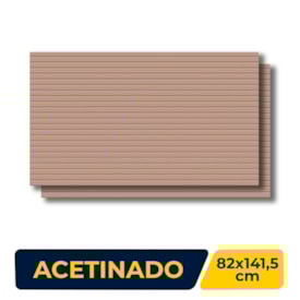 Porcelanato Acetinado 82x141,5cm Caixa 2,32m² Villagres Dolce Caramello Retificado - 820029