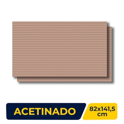 Porcelanato Acetinado 82x141,5cm Caixa 2,32m² Villagres Dolce Caramello Retificado - 820029