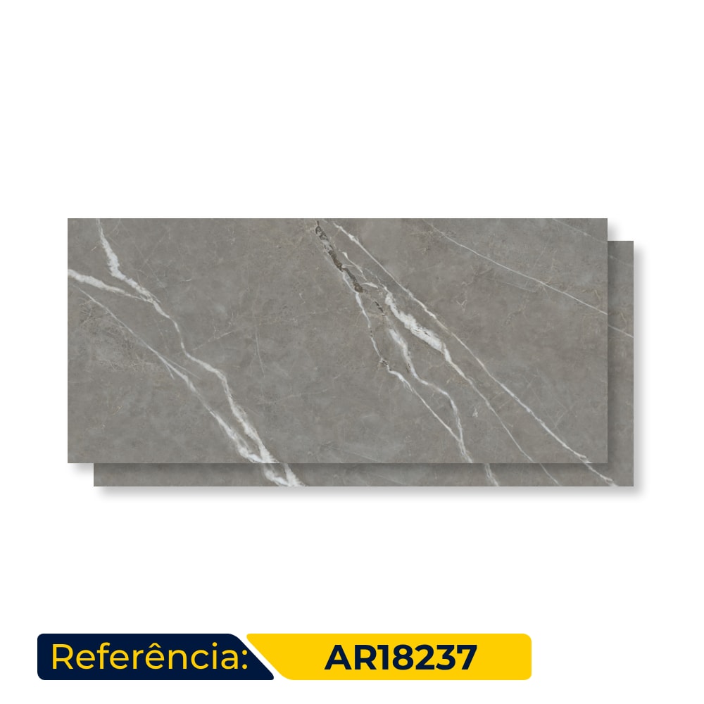 Porcelanato Acetinado 82x182cm Caixa 2,98m² Damme Bronzo Fiorino Retificado - AR18237