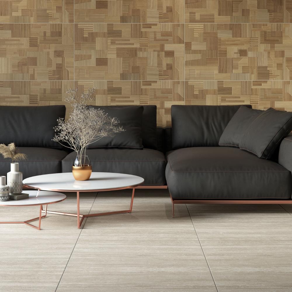 Porcelanato Acetinado 83x83cm Caixa 2,05m² Castelli Harlech Plus Retificado - 70529