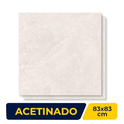Porcelanato Acetinado 83x83cm Caixa 2,07m² Damme Artois Retificado - AR83270