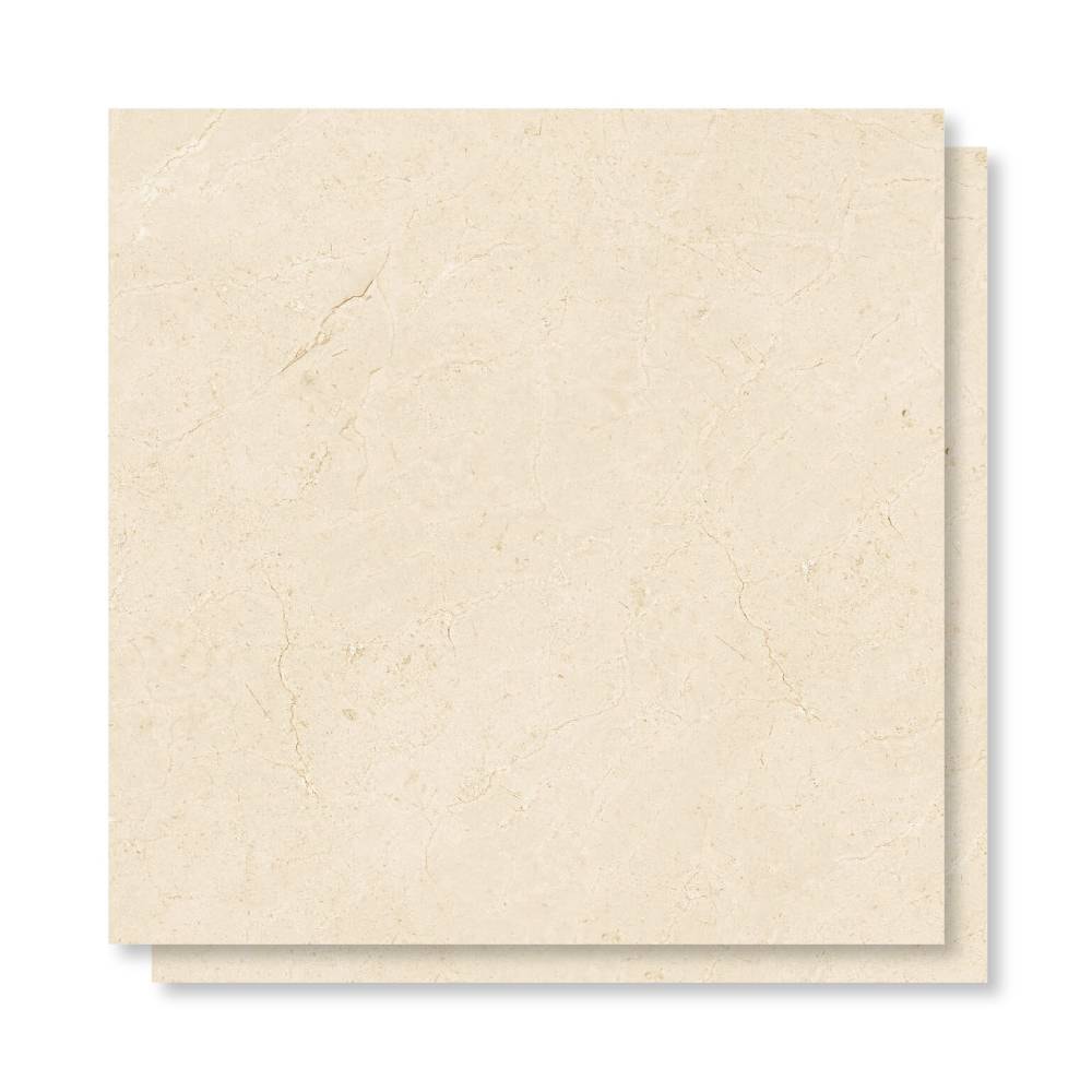Porcelanato Acetinado 83x83cm Caixa 2,07m² Damme Crema Marfil Retificado - AR83296