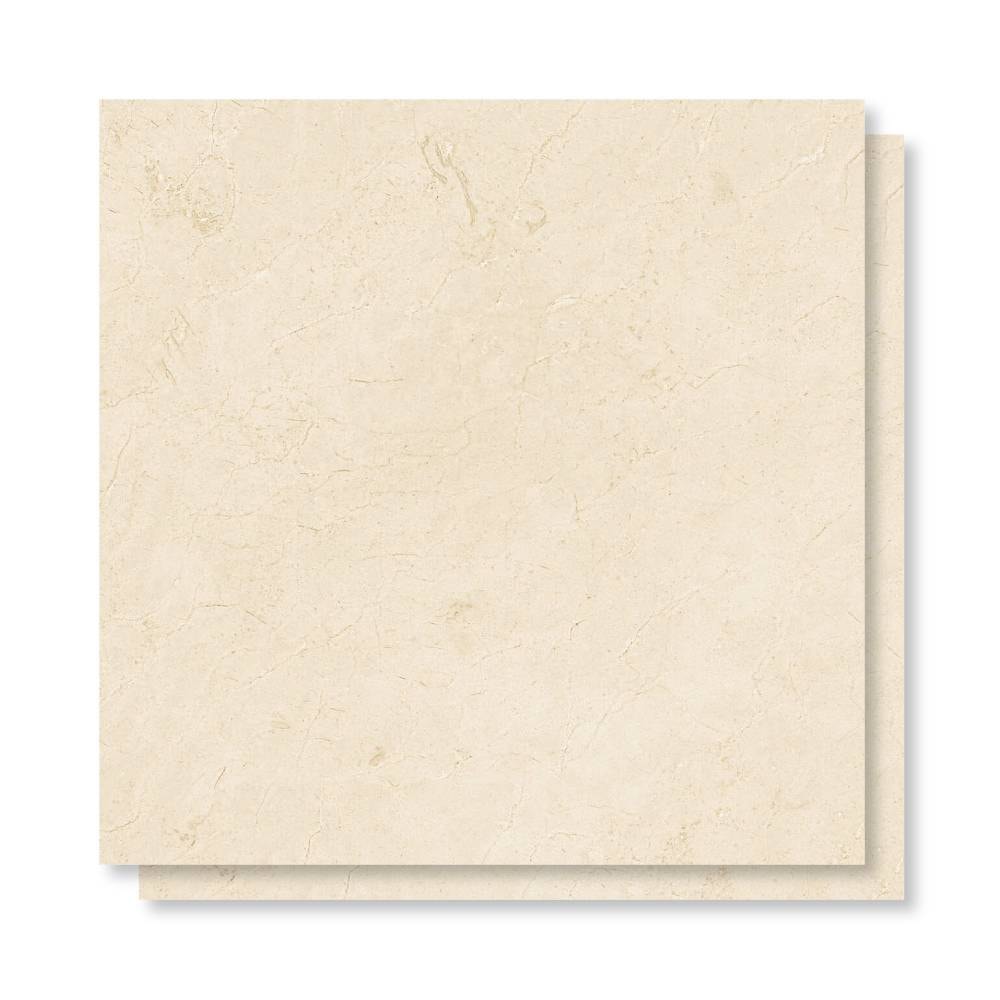 Porcelanato Acetinado 83x83cm Caixa 2,07m² Damme Crema Marfil Retificado - AR83296