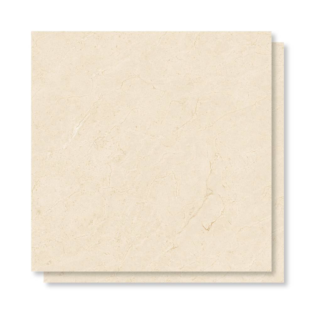 Porcelanato Acetinado 83x83cm Caixa 2,07m² Damme Crema Marfil Retificado - AR83296