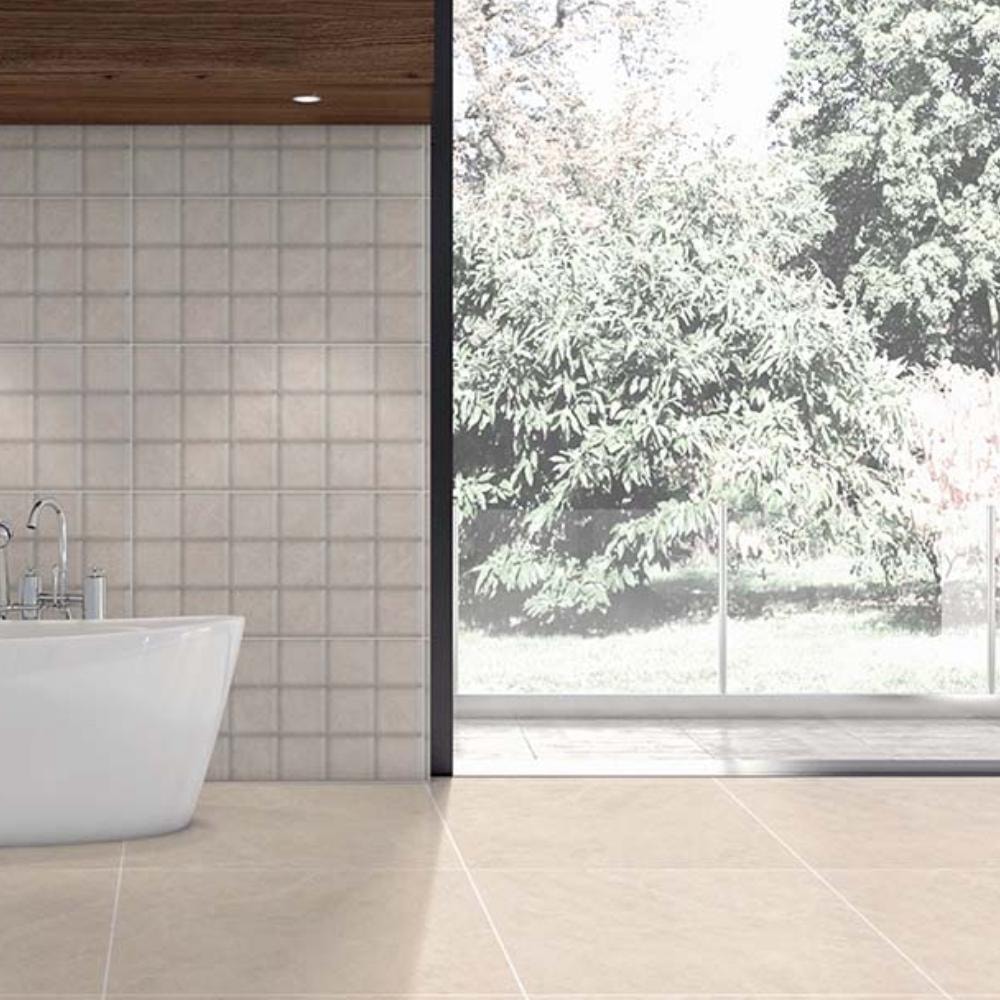 Porcelanato Acetinado 83x83cm Caixa 2,07m² Damme Dover Retificado - AR83283