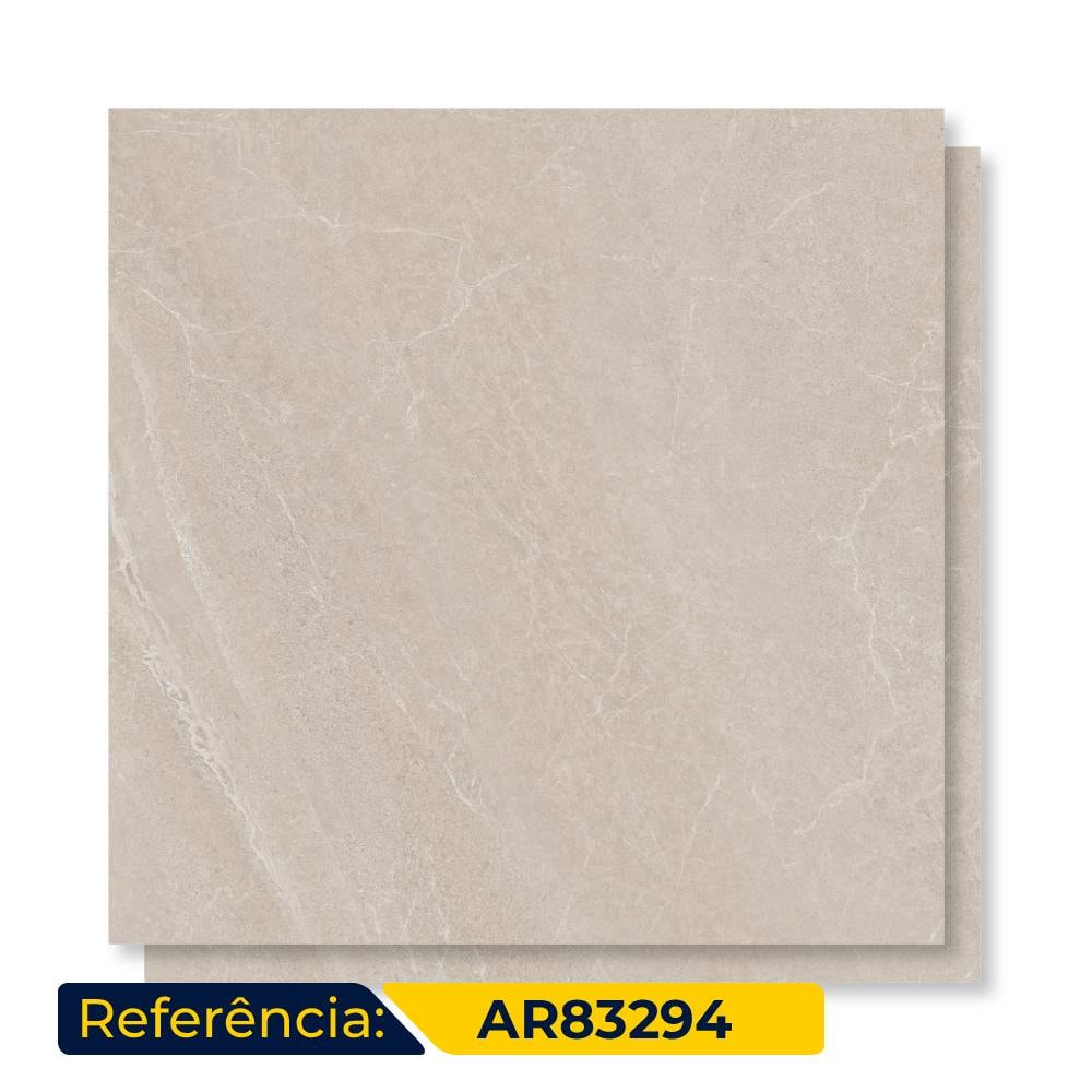 Porcelanato Acetinado 83x83cm Caixa 2,07m² Damme Dust Retificado - AR83294