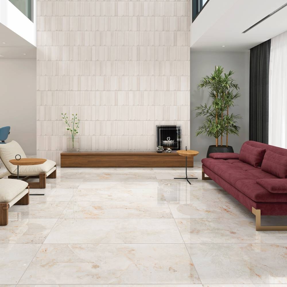 Porcelanato Acetinado 83x83cm Caixa 2,07m² Damme Patagonia Retificado - AR83198
