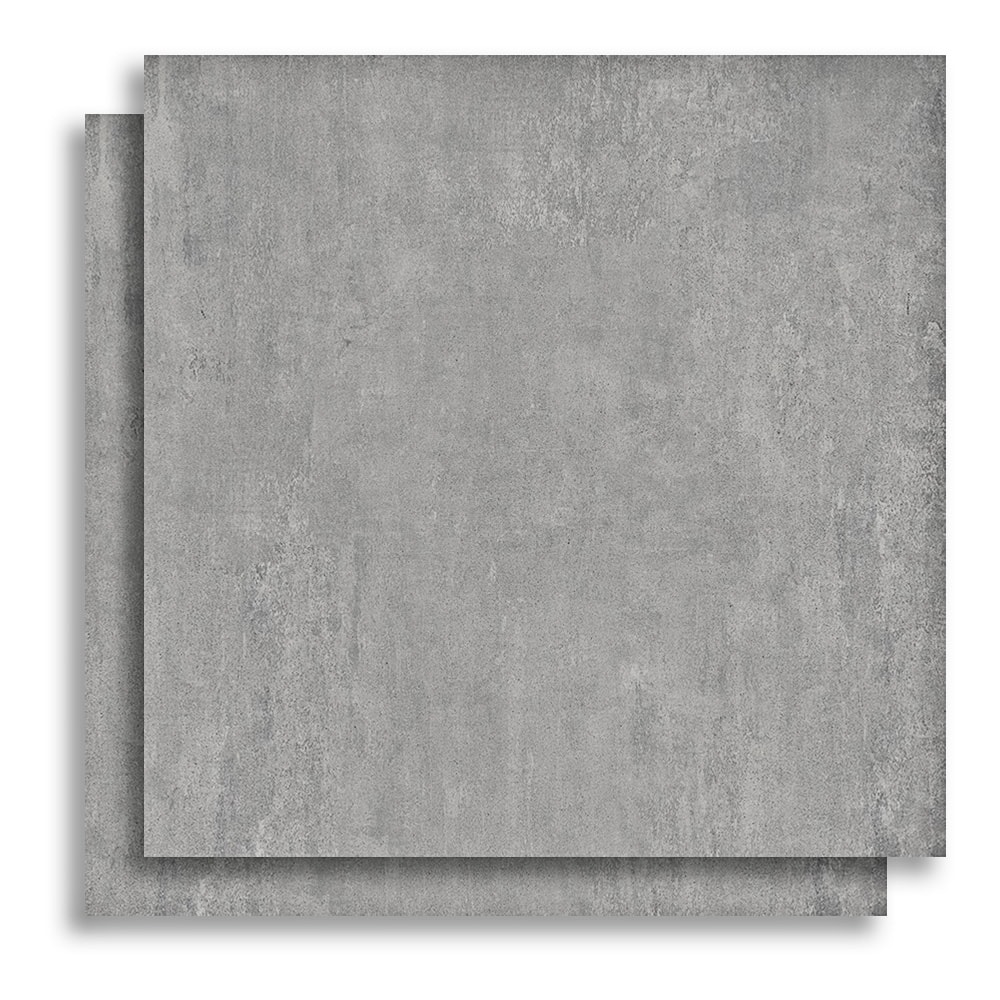 Porcelanato Acetinado 83x83cm Caixa 2,07m² Damme Soho Grigio Retificado - AR83053