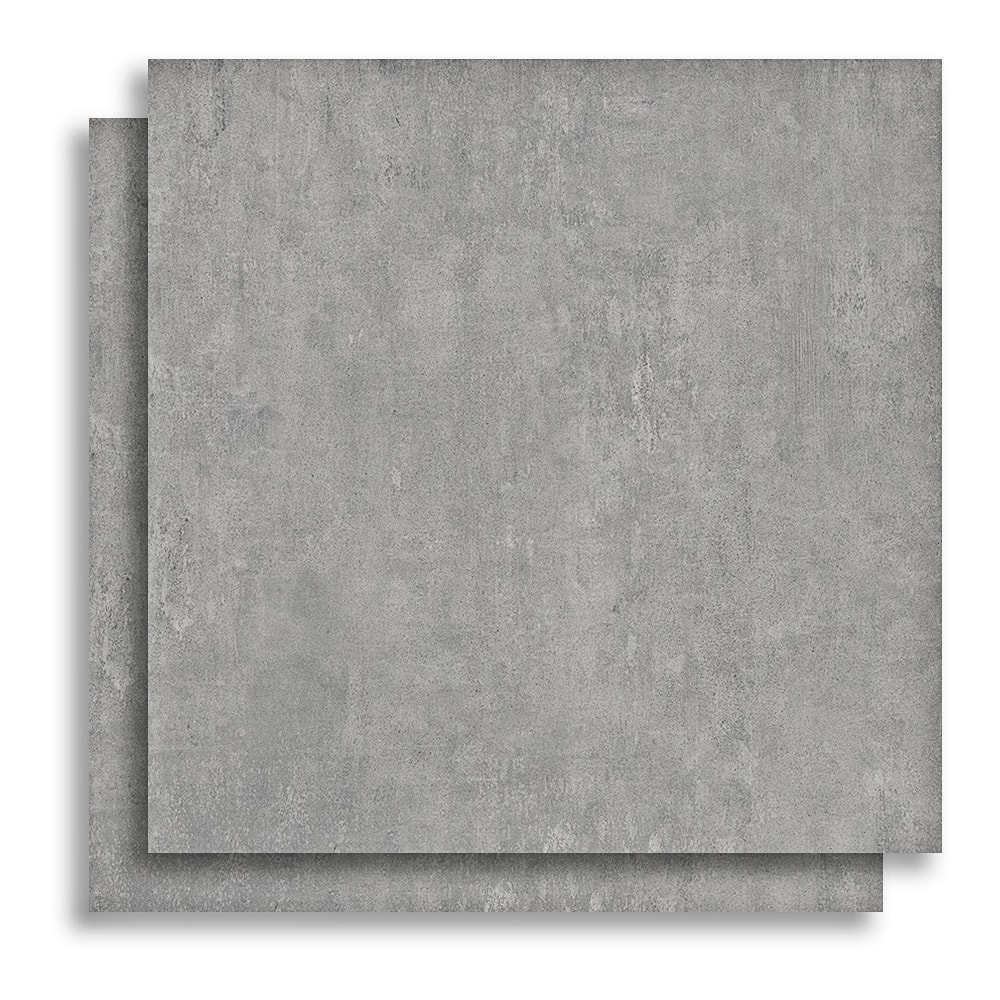 Porcelanato Acetinado 83x83cm Caixa 2,07m² Damme Soho Grigio Retificado - AR83053