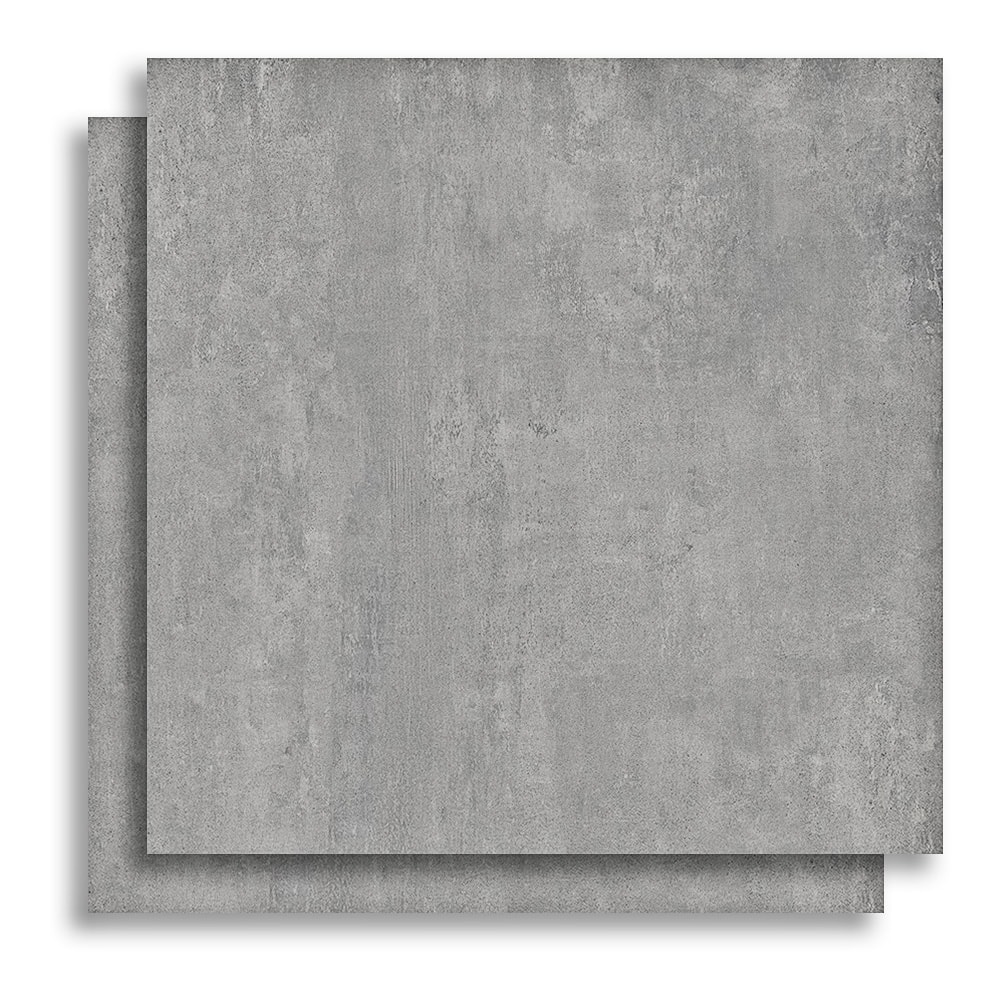 Porcelanato Acetinado 83x83cm Caixa 2,07m² Damme Soho Grigio Retificado - AR83053