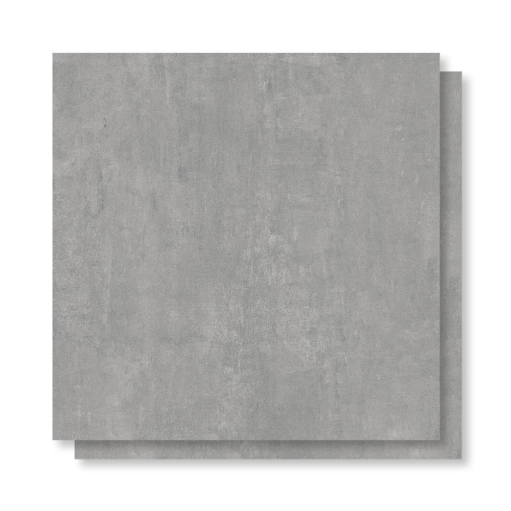 Porcelanato Acetinado 83x83cm Caixa 2,07m² Damme Soho Grigio Retificado - AR83053