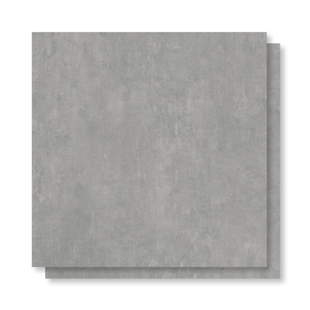 Porcelanato Acetinado 83x83cm Caixa 2,07m² Damme Soho Grigio Retificado - AR83053