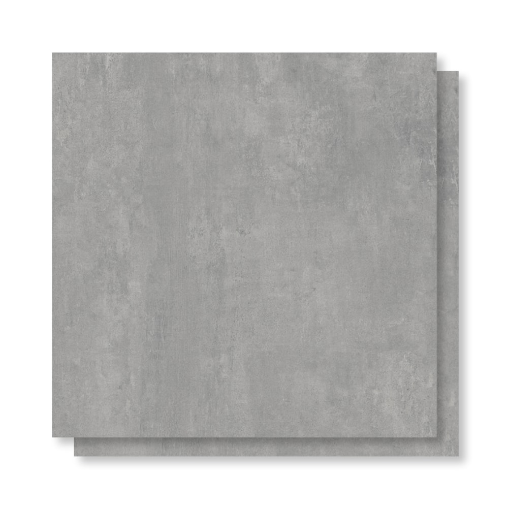 Porcelanato Acetinado 83x83cm Caixa 2,07m² Damme Soho Grigio Retificado - AR83053