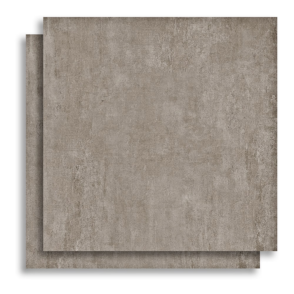 Porcelanato Acetinado 83X83cm Caixa 2,07m² Damme Soho Taupe Retificado - AR83060