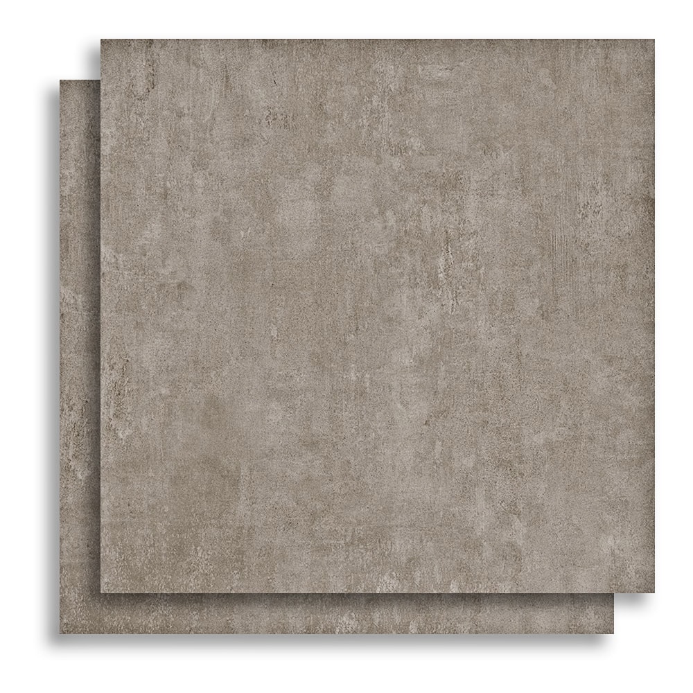 Porcelanato Acetinado 83X83cm Caixa 2,07m² Damme Soho Taupe Retificado - AR83060