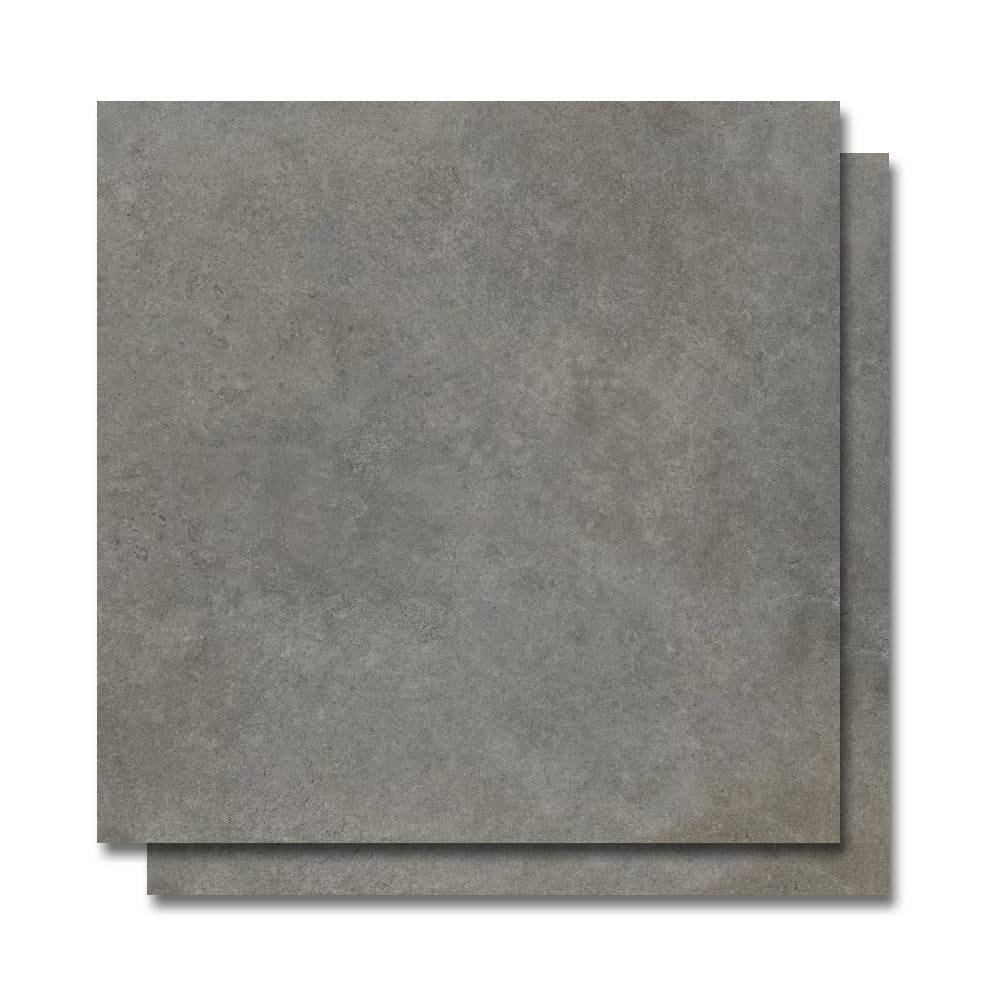 Porcelanato Acetinado 83x83cm Caixa 2,07m² Damme Stone Chumbo Retificado - AR83209