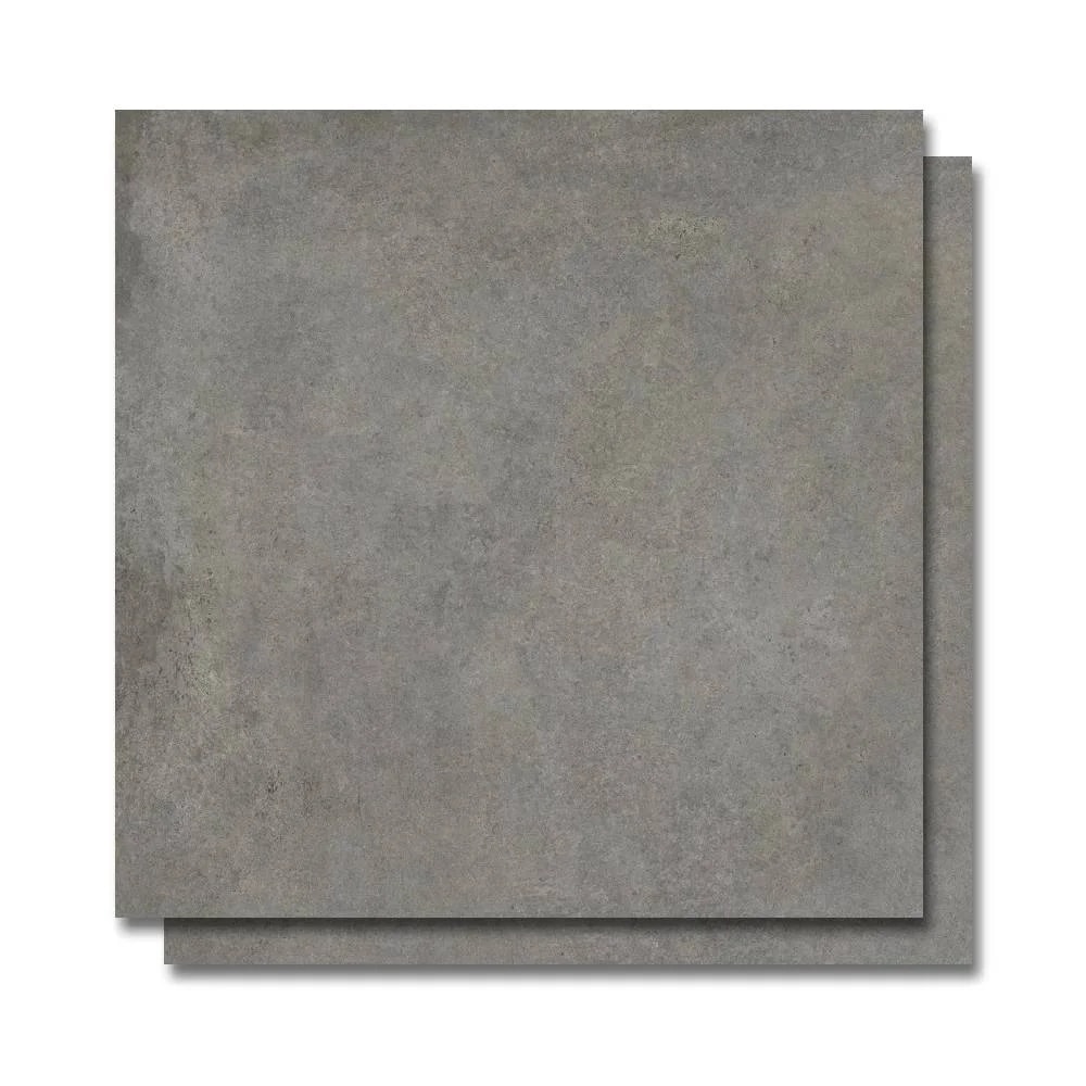 Porcelanato Acetinado 83x83cm Caixa 2,07m² Damme Stone Chumbo Retificado - AR83209