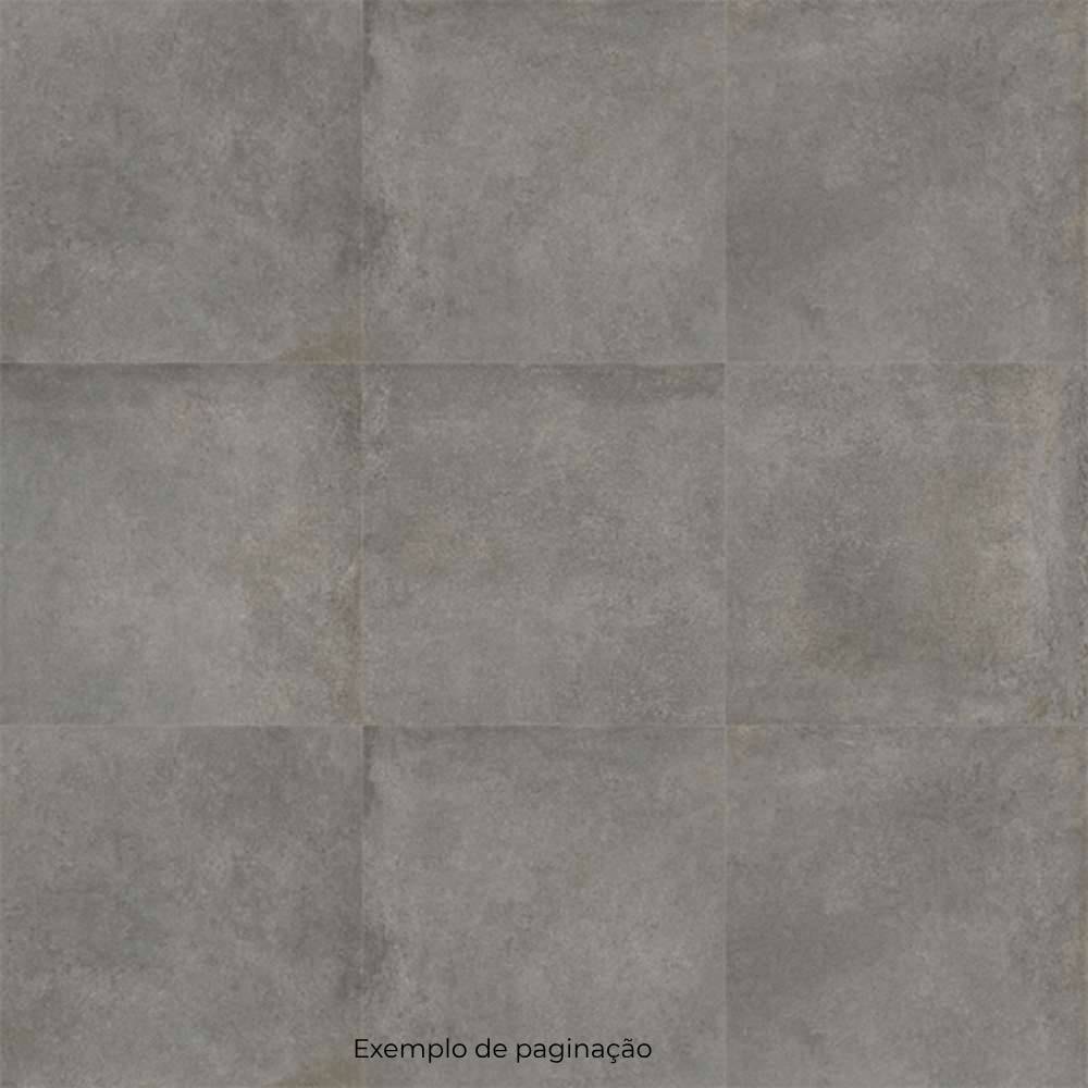 Porcelanato Acetinado 83x83cm Caixa 2,07m² Damme Stone Chumbo Retificado - AR83209