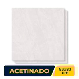 Porcelanato Acetinado 83x83cm Caixa 2,07m² Damme Valentino Retificado - AR83295